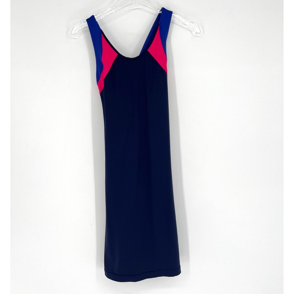 Title Nine Dress Womens‎ S Blue Supplex Nylon Stretch Athleisure Tennis Sporty